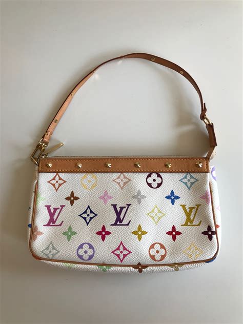 louis vuitton multi color bag.